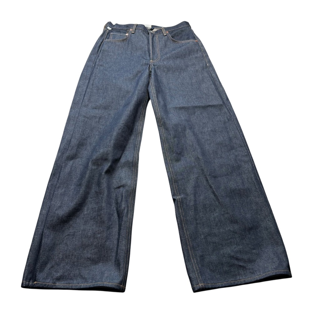CITIZENS OF HUMANITY Ayla Wide Leg Dark Blue Denim Women's Size 27 Rigid